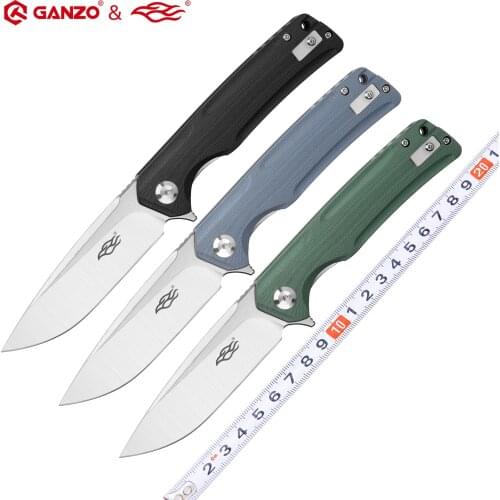 FH91 D2 Blade GANZO FBKNIFE Firebird 60HRC G10 Handle Folding Knife Tactical Camping Knife Pocket Folding Knife Outdoor EDC Tool
