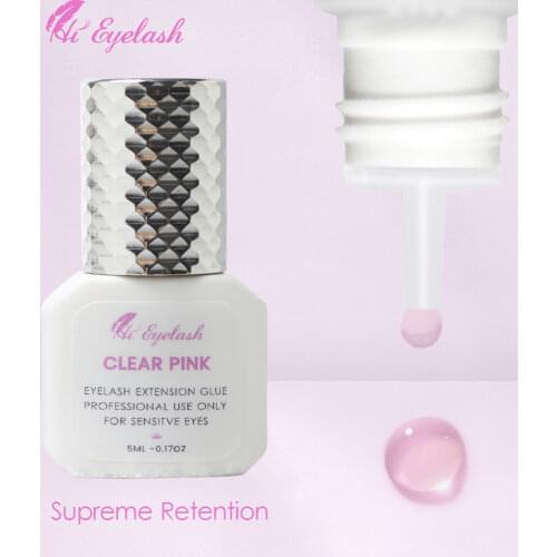 5ml Eyelash Adhesive Glue For Professional Fake Eyelash Extension Glue Private Label 1Sec Quick Dry Strong Clear Lash Glue Korea