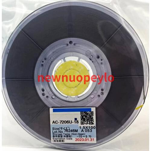 New Date ACF AC-7206U-18 TAPE For LCD Screen Repair 1.2/1.5/2.0mm*10m/25m/50m Original LCD Anisotropic Conductive ACF Film