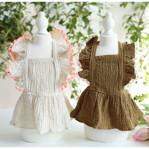 2021 Summer Dog Dress Cat Skirt Pet Shop Dog Supplies XS Small Dog Costume Yorkshire Terrier Yorkie Pomeranian Poodle Clothing