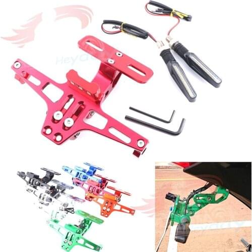 Motorcycle Rear License Plate Mount Holder and Turn Signal Light For DUCATI 888 849 851 749 898 1098 1198