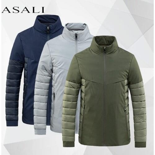 Men Coat Winter Streetwear Warm Waterproof Men Hoodied Winter Jacket Men Casual Solid Color Outwear Korea Parkas New