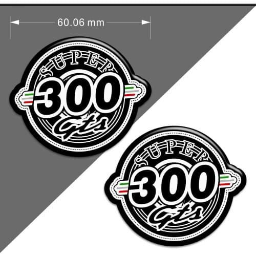 GTS 300 For PIAGGIO VESPA GTS300 SUPER Sport Decal Stickers Emblem Badge Logo GTS 300 Accessory 2017 2018 2019 2020 Motorcycle