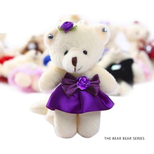 Wrapped Flower Cartoon Bear Doll Bouquet Packaging Material Rose Flowers Cute Bubble Bear