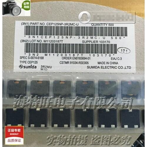 Original new 100% import flat copper wire 3pin inductor CEP125NP-3R2MC-U 13*13*5.6 3.2uH 12.8A