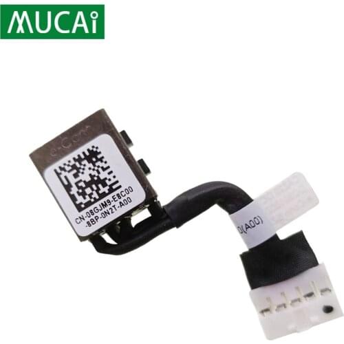 DC Power Jack with cable For Dell Latitude E7480 E7490 E7491 08GJM9 laptop DC-IN Flex Cable