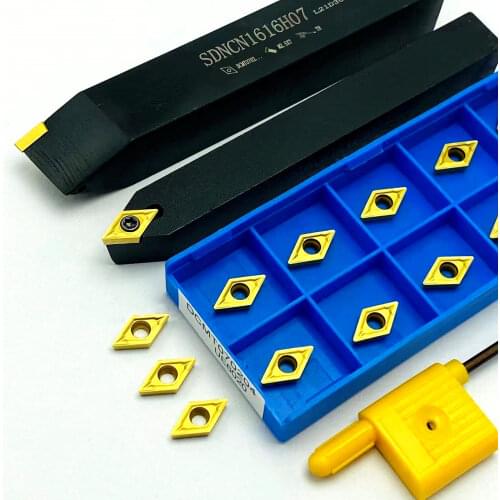 SDNCN1010H07 SDNCN1212H07 SDNCN1616H07 SDNCN2020K07 Cylindrical turning tool holder + DCMT070204 carbide insert milling tool