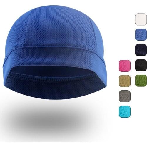 Men Women Outdoor Running Cycling Cap Sports Mesh Caps Bike Riding Jogging Breathable Hat Helmet Liner Caps bandana ciclismo