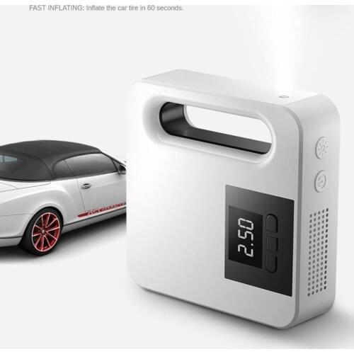 Tire Pump Air Compressor with LED Light for Sedan SUV Portable Electric 12V