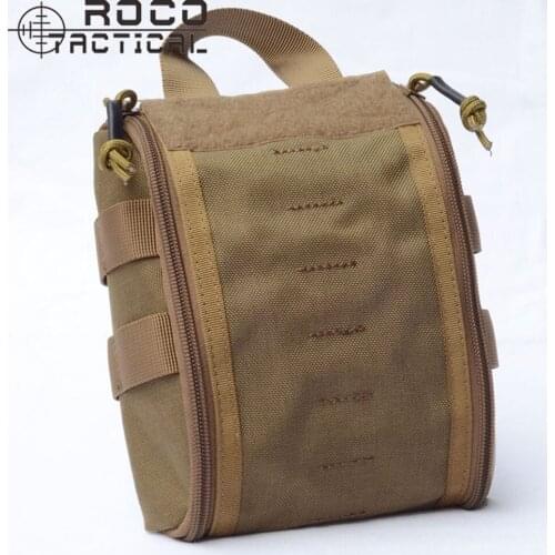 ROCOTACTICAL MOLLE Tactical Medical Pack US Army Emergency Military Medical Bags Survival Modular Medic Bag Cordura for Hunting