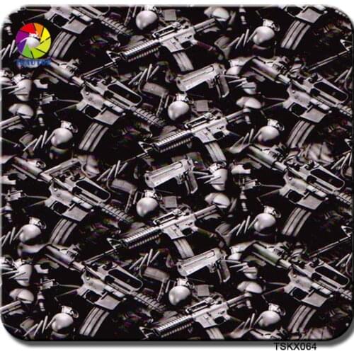 TSAUTOP Size 0.5m x 2m hydro printing film blue flame hydrographic TS064