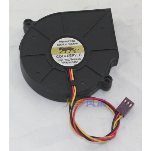 For COOLSERVER B127515BU DC 12V 7515 CPU blower Server Fan