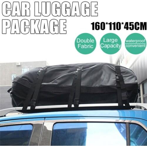 Waterproof Car Roof Top Rack Bag Cargo Carrier Luggage Bag Storage Outdoor Travel Roof Top Bag Rack Cargo Carrier