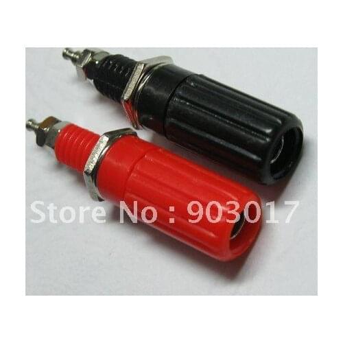 Binding Post For 4mm Banana Plug 2 Colors Red & Black SL2123 60 pcs per lot hot sale