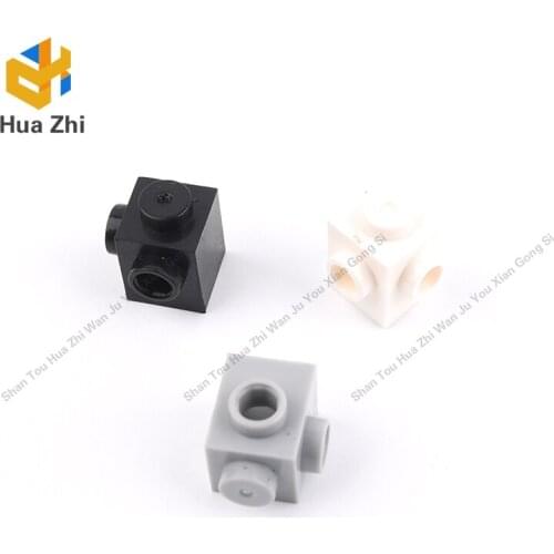 10PCS 26604 Brick Special 1 x 1 with Studs on 2 Adjacent SidesBuilding Blocks Parts MOC DIY Education Brick