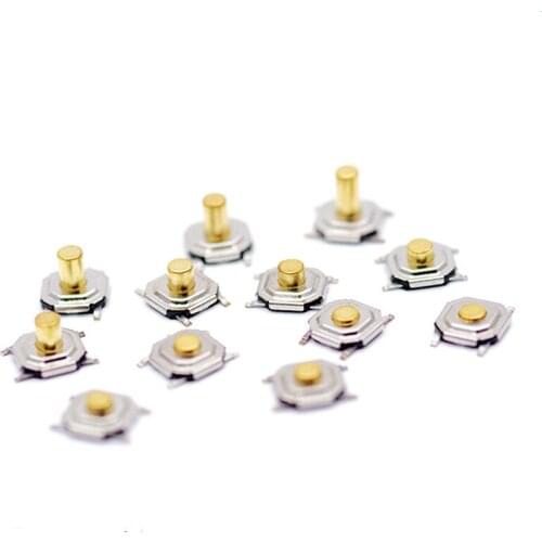 100pcs PCB Tactile Push Button Switch 4x4 Micro Switch 4*4*1.5/1.6/1.7/1.9/2/2.3/2.5/3/3.5/4/4.3/5/6mm mm mini Tact switch