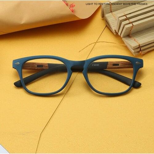 CLARA VIDA 2paires!!! Ultralight Frame Blue Light Blocking for Women Men Unisex Wooden Reading Glasses +1.0 +1.5 +2.0 To +4.0