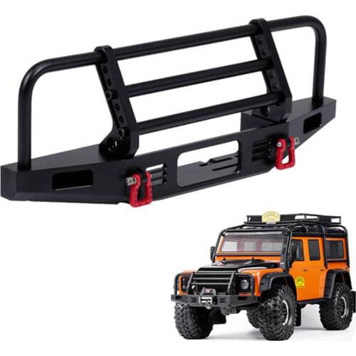 2020 new high quality Adjustable Metal Front Bumper for 1/10 RC Crawler Traxxas TRX4 Defender Axial SCX10 SCX10 II 90046 90047