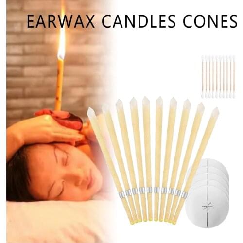 25Pcs/Set Ear Wax Cleaner Removal Candle Indiana Therapy For Coning Fragrance Ear Candle Ear Treatment Cleaner Healthy Care