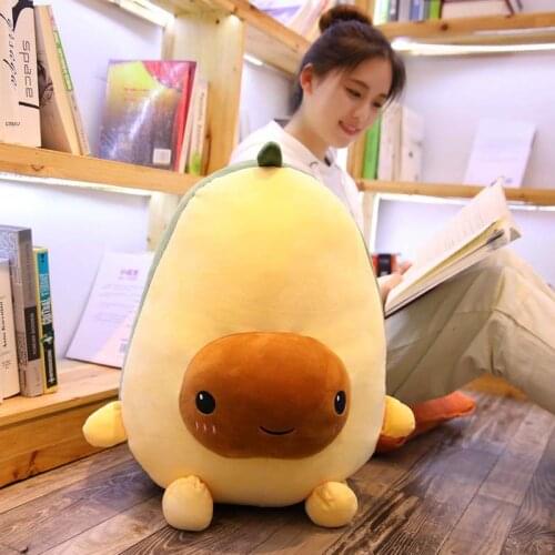 30-60CM Simulation Cute Avocado Fruits Plush Toys Stuffed Dolls Soft Sofa Cushion Pillow For Children Girls Baby Birthday Gift