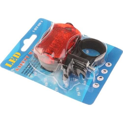 6 Flash Modes Waterproof Bike Light Super Bright Bicycle Lights LED Rear Tail Lamp Safety Warning Cycling Taillight Light