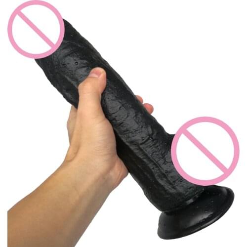 AMABOOM 32*6.5CM Giant Huge Dildo Super Big Dick Anal butt Large Dong Realistic Penis Female Masturbator Sex Toys For Women