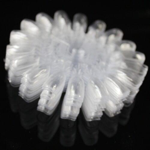 Free Shipping 10x18colors 10cm round shape Nail Art display Board nail Tips board nails Practice clear color perfect for nails