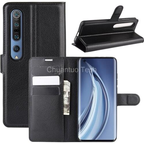 Book Style PU Leather Case Cover for Xiaomi Mi 10 5G Flip Wallet Phone Bags Cases with Stand for Xiaomi Mi 10 Pro 5G