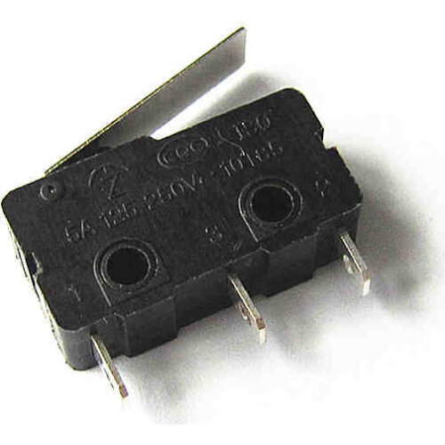 JOYING LIANG 2PCS Small Micro Switch KW11-3Z-2 Straight Shank 3 Feet 5A 250V Travel Switch