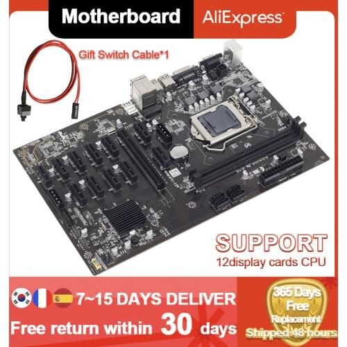 B250 Mining Expert 12 PCIE mining rig BTC ETH Mining Motherboard For Asus LGA1151 USB3.0 SATA3 Intel B250 B250M DDR4
