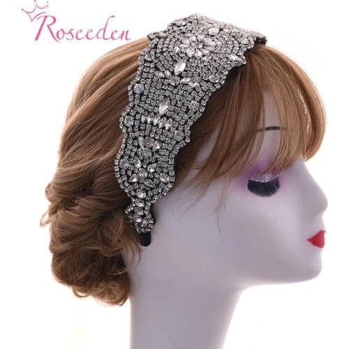 Mystic Wedding Tiara Crown Crystal Rhinestone Applique Bridal Headband Wedding Hair Accessories RE3932