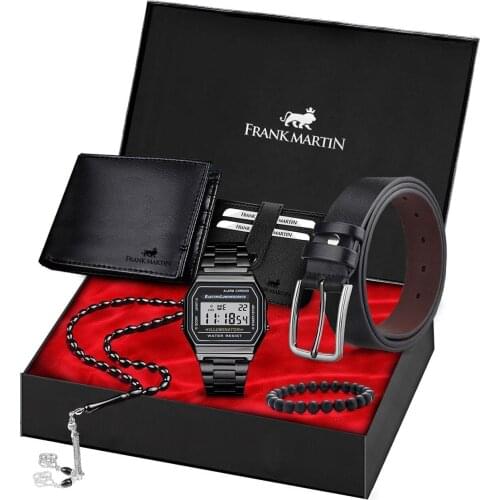 Mens Watch Wallet Belt Gift Set 394041