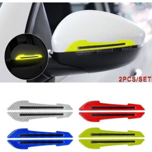 Wheel brow bumper sticker with reflective warning tape bumper sticker with door scratchproof sticker with glow-in-the-dark