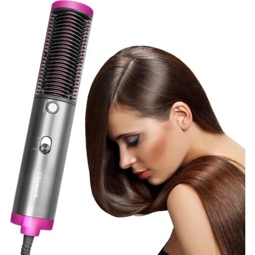 One Step Hair Blow Dryer Hot Air Brush fast Hair Dryer 4 in1 Negative Ions Hair Salon Volumizer Straightener Curler Styler Comb