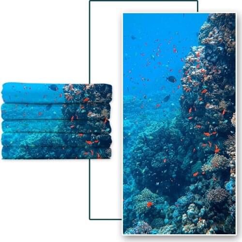 Microfine Microfiber Rectangular Beach Bath Towel Digital Printing General For Adults And Children