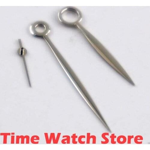 Parnis Silver watch hand fit for 6497 6498 ST36 serial hand winding movement 44mm case H17