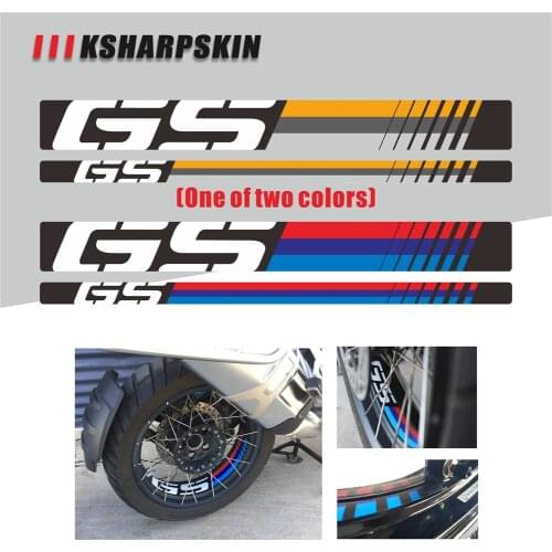 KSHARPSKIN Motorcycle reflective waterproof tire sticker rim decoration decal for BMW R1200GS Adv. LC 06-18 and R1250GS 19 Adv