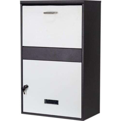 Outdoor Parcel Delivery Box Large Parcel Drop Box Smart Outdoor Galvanized Steel Mailbox