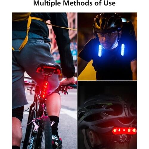 USB Rechargeable Flares Lights Rear Lights Bright Warning Tail light