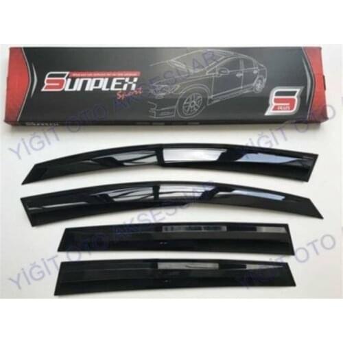 For RENAULT CLIO 4 Rain Wind Deflector 2012-2018 Sunshade Curtains Car Windshield Auto Accessory Universal Spilitter Mud Flaps