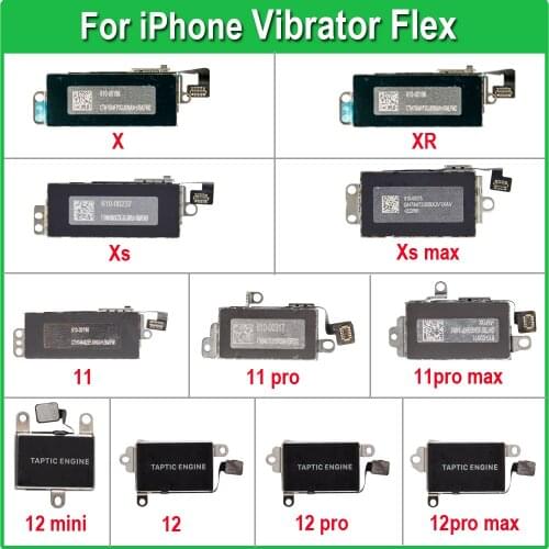 1pcs Tested Well Vibrator Vibration Flex cable For iPhone X Motor Replacement Mobile Phone Parts