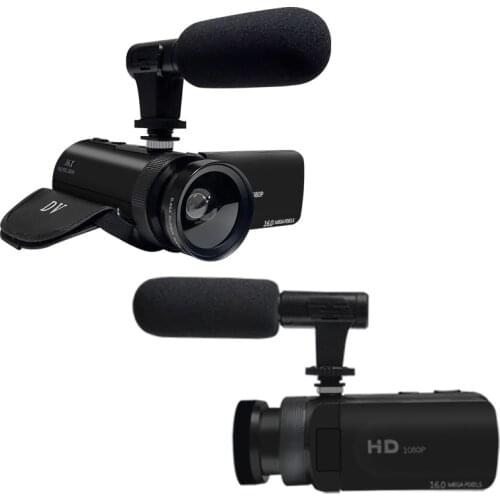 Newest 16 Million Pixel Video Camera Conference Live Stream Vlog Recorder HD 1080P Digital Camera for YouTube Blogger Shooting