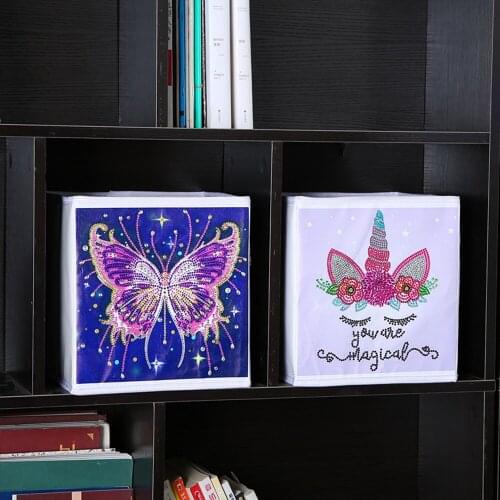 NEW Special Shaped Diamond Painting Storage box Butterfly Diamond Mosaic Household items For Bedroom Diamond Embroidery kits