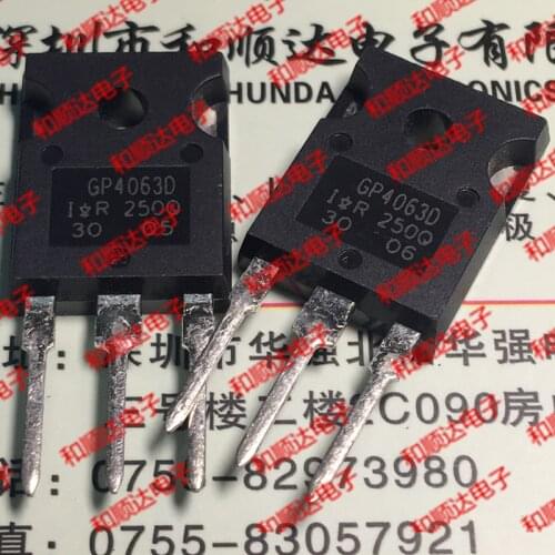 10pcs/lot GP4063D IRGP4063D New stock TO-247 600V 96A