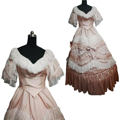 2021 New elegant Halloween Cosplay dress Colonial Georgian Renaissance Gothic Historical dress D-706