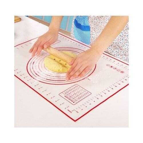 60*40cm Big Silicone Baking Mats Sheet Non-Stick Pizza Pastry Dough Make Pads Kitchen Utensils Bakeware Accessories Cake Tools