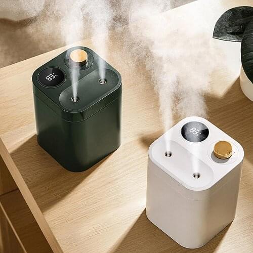 800ml Wireless Humidifier Aromatherapy Diffuser 2000mAh Battery Rechargeable Essential Oil Diffuser Ultrasonic Air Humidifier