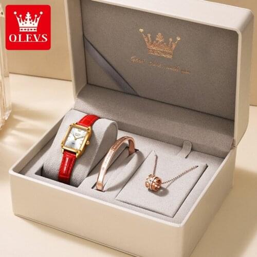 Watch Square small gold watch waterproof ladies watch ladies watch gift box