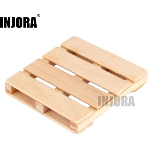 Wooden Miniature Forklift Pallet for 1/10 RC Crawler Car Axial Wraith SCX10 90046 TAMIYA CC01 D90 D110 Traxxas TRX-4