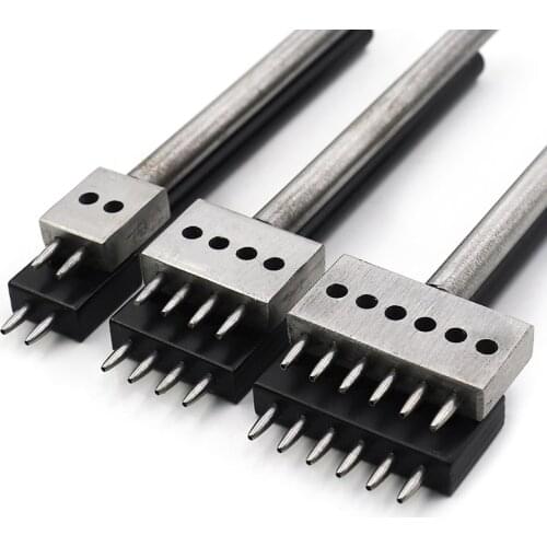 DIY Leather Hole Punch Tools Set Sewing Patchwork Puncher Leather Hole Cutter Spacing Hole Punching Tools Leather Craft Supplies